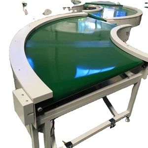 Low Price PVC PU Rubber <strong>Belt</strong> Turn <strong>Conveyor</strong> 90 Degree 180 Degree Custom Radius For Food Industry - Product Image 1