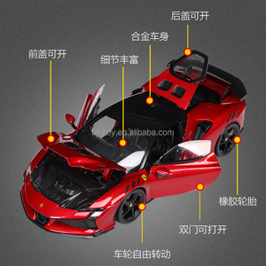 Bburago 1:24 <span class=keywords><strong>Ferrari</strong></span> SF90XX Stradale Auto Sportiva Modellino in Lega Pressofusa <span class=keywords><strong>Giocattolo</strong></span> Veicolo in Miniatura - Product Image 6