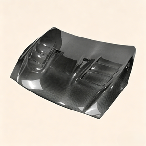 Lightweight Vented Carbon Fiber <b>Hood</b> for Nissan GT-R R35 2008-2020, Direct Bolt-on Replacement - Product Image 2