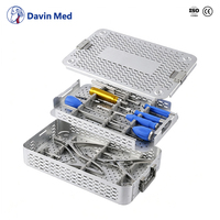 Kit d'instruments vétérinaires Davin Med pour la chirurgie de la colonne vertébrale canine, pour la fixation vertébrale des petits animaux