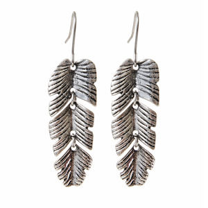 Orecchini Pendenti Bohemien con Foglie di Palma, Design Artigianale a Foglia Mobile, Stile Vintage, Gioielli alla Moda da Donna - Product Image 5