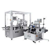 Machine d'étiquetage de sertissage de capsulage de remplissage de liquide de poudre d'ampoules de flacon entièrement automatique directe d'usine
