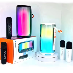   6 en <span class=keywords><strong>1</strong></span> : Enceinte Bluetooth sans fil pour karaoké, idéale pour les soirées à domicile, avec microphone portable et fonction audio. - Product Image 5