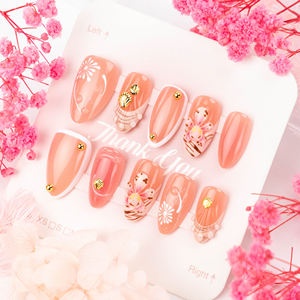 Suministros de uñas 3D de verano, Uñas postizas, Uñas de gel, Uñas postizas a presión, Adornos para uñas, Venta al por mayor de uñas postizas, Taladro para uñas - Product Image 2