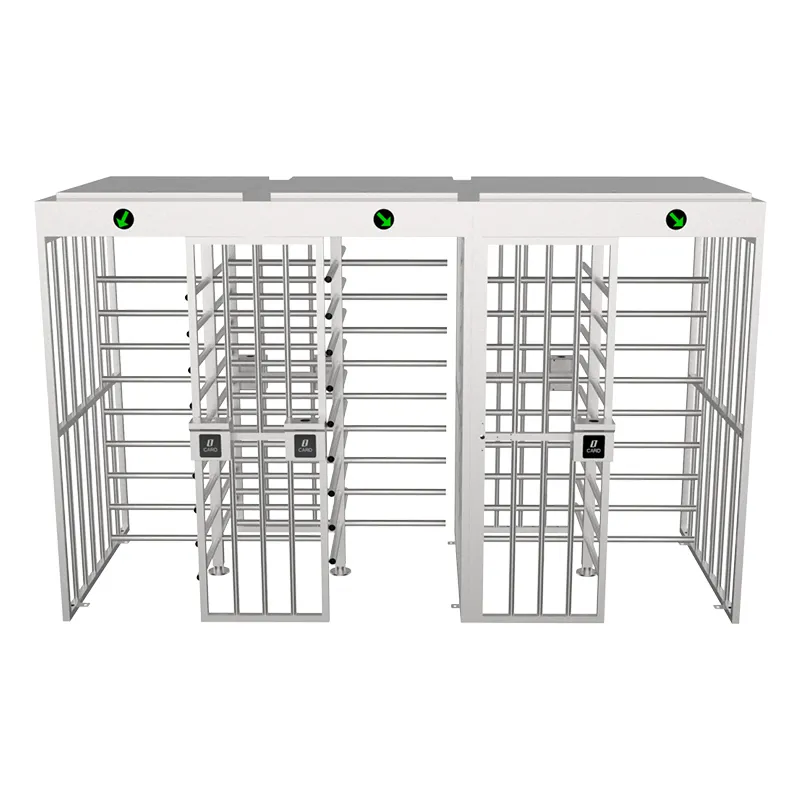 Automatic Security Intelligent Full Height Turnstile Mechanism Swing Gate Turnstile With Card Access Controlled