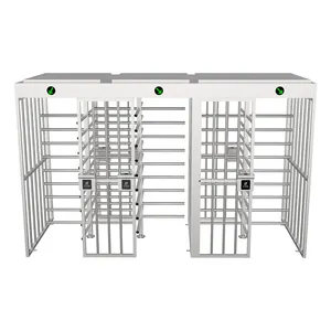 Automatic Security Intelligent Full Height Turnstile Mechanism Swing Gate Turnstile With Card Access Controlled