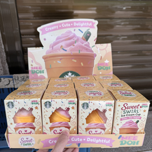 Jouet Squishy NeeDoh Star Ice Cream Cone à Montée Lente, Anti-Stress Sensoriel en Silicone, Idéal pour les 14 ans et plus - Vente Flash - Product Image 2