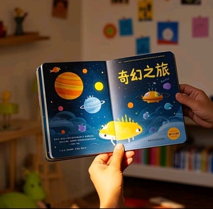 Livre à reliure en carton avec papier couché personnalisé d'usine d'impression pour enfants - Product Image 4