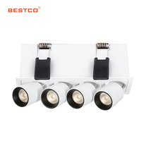 7W Cob Spotlight LED Lumière Linéaire 36V Downlight Module d'Éblouissement Réglable Wall Washer Encastré Triml Moderne Aluminium