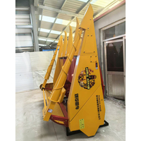 Machine de moissonneuse d'en-tête de maïs de construction en acier agricole industrielle pour la récolte de riz de blé sur le type de transmission de fermes