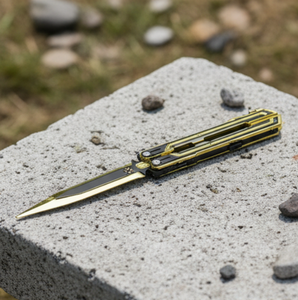 Couteau de poche personnalisé, lame en acier inoxydable, manche en aluminium, couteau de survie et d'autodéfense pour hommes, pour le bricolage - Product Image 4