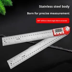 E-commerce Lintas Batas LIANGJIN Penggaris Sudut Digital Presisi Tinggi Protraktor Elektronik 360 Derajat Multi-Fungsi 3 Tahun - Product Image 5