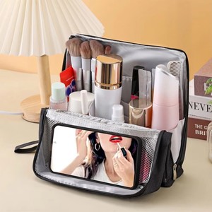 Water Resistant Standing Toiletry <b>Bag</b> Partitioned <b>Wash</b> Organizer for Travel Bathroom - Product Image 4