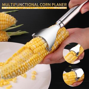 Gadget de cuisine tendance, poignée ergonomique, éplucheur de maïs créatif en acier inoxydable 430 - Product Image 4