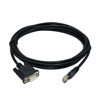 Kabel Serial Amsamotion PC-KV RS232 Konduktor Tembaga Berisolasi PVC 2x10mm untuk Pemrograman PLC Keyence Seri KZ Industri