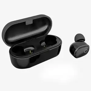 Single ear earplugs with charging box for fast charging and extended battery life