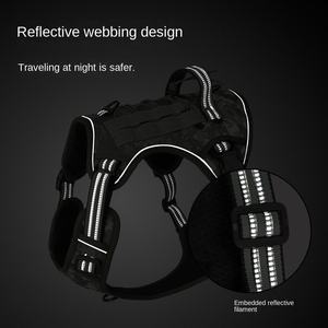 Arnés para Perro Personalizado, Sin Tirones y con Distribución de Presión, Ajuste Cómodo, Tiras Reflectantes, Arnés para Pasear Mascotas con Seguridad Durante Todo el Día - Product Image 5