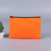 Pochette à fermeture éclair en toile multicolore style Normcore/Minimaliste pour crayons et cosmétiques ; Organisateur de papeterie et de cosmétiques, sac fourre-tout Wenzhou