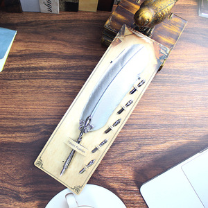 Ensemble de stylos de plumes, <span class=keywords><strong>calligraphie</strong></span> anglaise, écriture naturelle, ensemble de tampons, modèle ancien mécanique Punk, à encre - Product Image 3