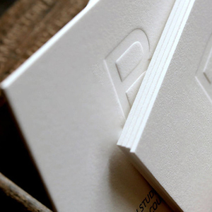 Sang trọng tùy chỉnh thiết kế logo <span class=keywords><strong>letterpress</strong></span> in in bông giấy Emboss thẻ kinh doanh - Product Image 2