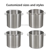 Baril à riz personnalisé, écologique, grande capacité, en acier inoxydable 304, seau hermétique pour lait, réservoir de stockage d'huile, baril à bière