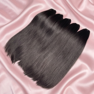 Extensiones de Cabello Humano Vietnamita de Grado Profesional, Trama Recta, Doble Trama, Sedosas y Suaves, Puntas Completas, Listas para Enviar - Product Image 1