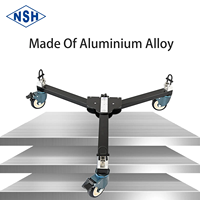 NSH pliable trépied Studio roue caméra accessoires trépied Dolly Base fondation équipement de photographie