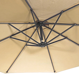 Modern muz-şekillendirilmiş alüminyum şemsiye rüzgar geçirmez su geçirmez bahçe konsol asılı veranda şemsiye üsleri açık otel kullanımı için - Product Image 3