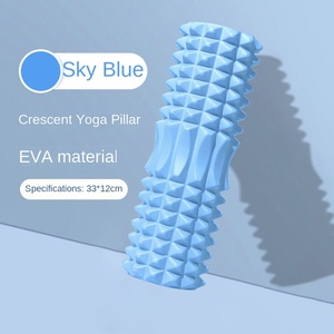Rodillo de Espuma EVA para Ejercicio Físico y Yoga, Columna Hueca en Forma de Media <span class=keywords><strong>Luna</strong></span> con Eje, Herramienta de Masaje - Product Image 6