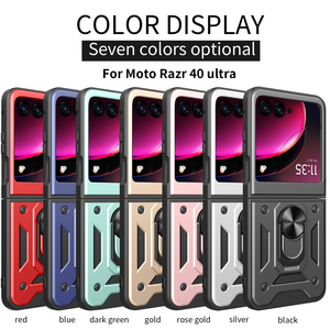 Shockproof <strong>Cell</strong> <strong>Phone</strong> Cover for <strong>motorola</strong> <strong>Razr</strong> 40 ultra With Magnetic Ring Holder Hard PC <strong>Phone</strong> <strong>case</strong> - Product Image 2