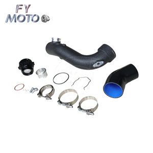 Kit Tubo di Carica per <span class=keywords><strong>BMW</strong></span> <span class=keywords><strong>N54</strong></span> E90 E92 135i 335i 335 con Valvola BOV Nera - Product Image 2