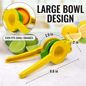 Accesorios de Cocina al por Mayor, Exprimidor de Limones 2 en 1 Ecológico, Exprimidor Manual Portátil de Aleación de Aluminio - Product Image 2