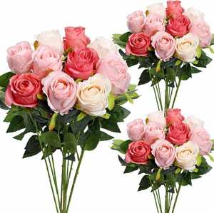 Vente en gros usine – Nouveauté : Tulipe artificielle grand format, toucher réel, sensation hydratante, idéale pour mariage, fête, décoration intérieure, Noël - Product Image 1