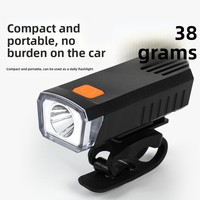 Phare de vélo PTGE pour la conduite nocturne, lumière avant rechargeable, lampe de vélo de montagne, étanche, charge rapide USB, 4 niveaux