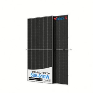 Panel Solar Trina Vertex Tipo N 570w 580w 585w 590w 600w 610w 620w Módulo Solar Monofacial Bifacial Fábrica Trina - Product Image 1