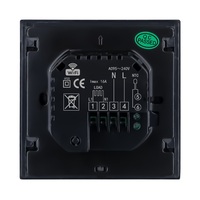 Thermostat intelligent WiFi Tuya SS602H avec écran couleur de 1,28 pouce pour le contrôle des systèmes de chauffage électrique 16A et des chaudières à gaz 3A