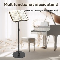 Support de lecture au sol en métal et MDF réglable en hauteur, support de livre relevable, grande étagère de bureau, support de dessin, support pour tablette PC