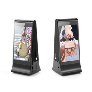 Sistema Android Conexión Wifi Señalización digital de doble cara Radar de movimiento Menú Orden Tableta Mini Pantalla táctil de 8 pulgadas Reproductor de anuncios - Product Image 1