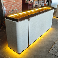 Jardinières d'extérieur rectangulaires en acier, grandes, pour patio, prix usine, avec éclairage LED, pots de fleurs