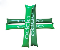 Bâtons gonflables de bruit de tonnerre d'encouragement pour Sporting Bangbang Noisemaker Bâton gonflable de ballon publicitaire personnalisé avec paille