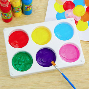 SINOART <span class=keywords><strong>6</strong></span> puits Art peinture <span class=keywords><strong>Palette</strong></span> plateau de peinture Palettes <span class=keywords><strong>Palette</strong></span> en plastique pour aquarelle - Product Image 5