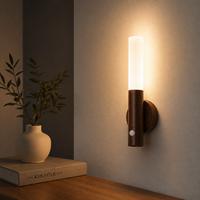 Lampe murale LED magnétique rechargeable à détecteur de mouvement pour cuisine, armoire, chambre, couloir, escalier