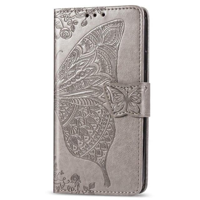 Cellphone Wallet case for Huawei Honor 7C, Butterfly Credit Card PU case for iPhone 14/12/13/15