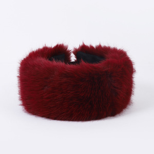 Mùa Thu Mùa Đông Faux Fur <span class=keywords><strong>Hat</strong></span> Lông Thú Sang Trọng <span class=keywords><strong>Hat</strong></span> Ấm Đầu Ban Nhạc <span class=keywords><strong>Visor</strong></span> Mũ Phụ Nữ Thời Trang Màu Tinh Khiết <span class=keywords><strong>Hat</strong></span> - Product Image 4