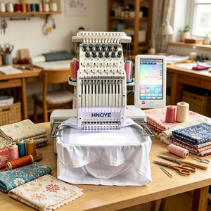 Machine à broder informatisée à tête unique haute efficacité à 15 aiguilles pour atelier de confection - Product Image 2