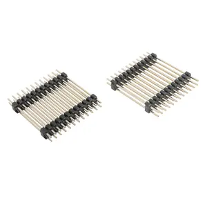 Conector de PIN personalizado de fábrica, 1 a 40 Pines, 2,54, 2,0, 1,27mm, una sola fila, pcb, smt, smd