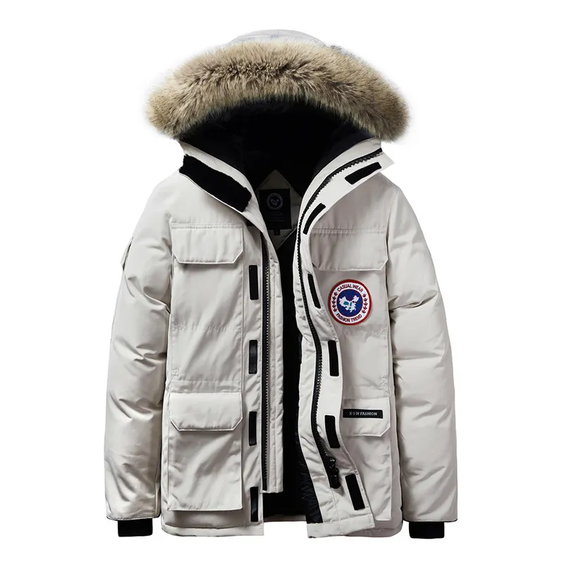 Jackets Snow Coat Jacketwinter Parkas for Men with Polyester Filled Lining Plus Size Unisex Warm Stylish Coat