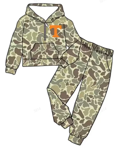 Ropa de Moda para Niños y Niñas de la Boutique Trendyism, Conjuntos de Seda de Leche Color Naranja, Ropa a Juego para Hermanos al por Mayor, Precio de Fábrica - Product Image 3