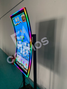 Led Halo hiển thị 32 43 49 55 inch điện dung màn hình cảm ứng C cong kỹ năng trò chơi máy cảm ứng màn hình Màn hình Curvo dọc - Product Image 2