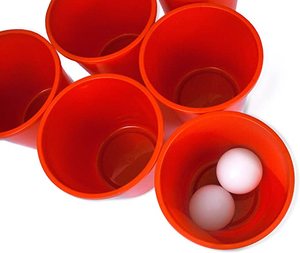 Jeu de <span class=keywords><strong>Pong</strong></span> géant pour fête de jardin en famille, pour pelouse, plage, cour, en plastique durable, jeu d'extérieur - Product Image 5